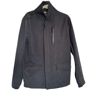 BrandBlack Man’s Utility Rain Jacket Full Zip Black Size M‎